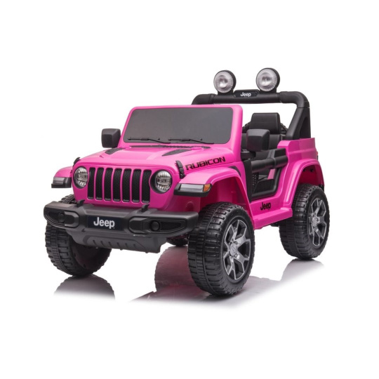 Dětské elektrické autíčko Baby Mix Jeep Wrangler Rubicon růžové