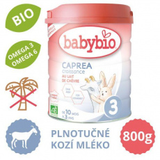 BABYBIO CAPREA 3 kozí kojenecké mléko 800 g