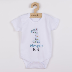 Body s potiskem New Baby Mám jeden Rok