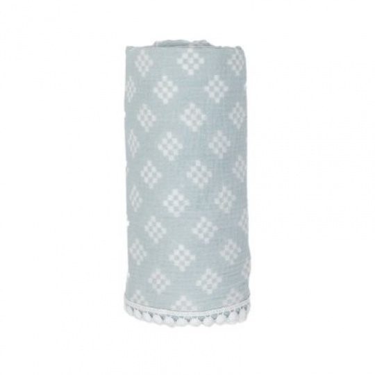 LODGER Swaddler Tribe Muslin Ice Flow