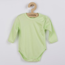 Kojenecké body celorozepínací New Baby Classic zelené