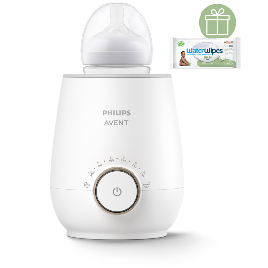 Philips AVENT Ohřívač lahví a dětské stravy Premium SCF358/00+WW Soapberry 60ks