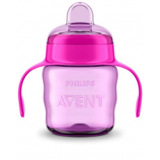 Philips AVENT Hrneček pro první doušky Classic 200 ml s držadly dívka