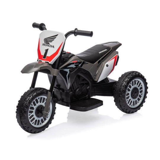 Elektrická motorka Baby Mix Honda CRF 450R šedá