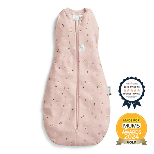 ERGOPOUCH Zavinovačka a vak na spaní 2v1 Cocoon Daisies 6-12 m, 8-10 kg, 1 tog