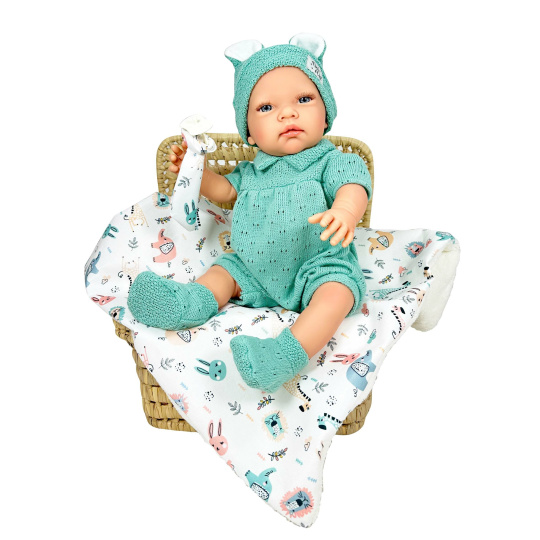 NINES REBORN BABY plaváček kluk 45 cm 34600