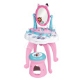 Smoby Kosmetický stolek s otočným zrcadlem a židlí Gabby Dressing Table 2v1  s úložným prostorem pro 12 doplňků