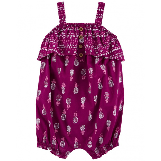 CARTER'S Overal letní Purple Pineapple holka 18m