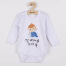 Body s potiskem New Baby Když nespím já, tak ani vy