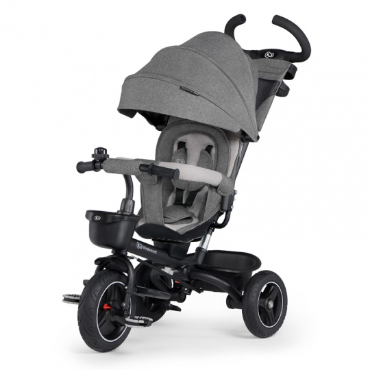 KINDERKRAFT SELECT Tříkolka Spinstep Grey, Premium